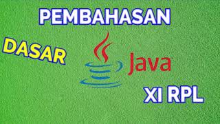 Belajar Java Dasar OOP