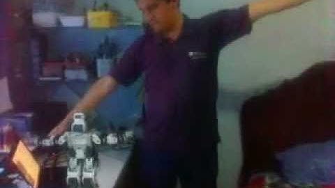 Bioloid con Kinect y  LabView