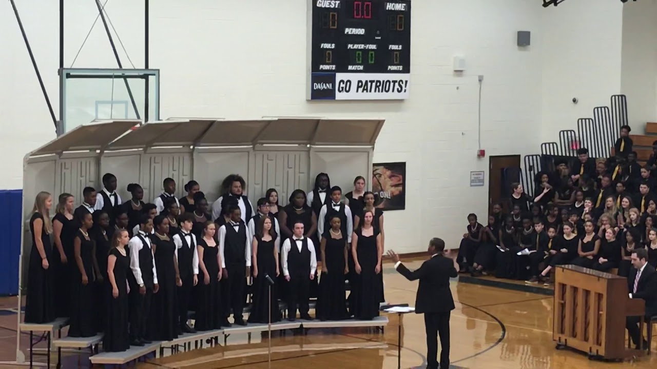 Heritage High School Chorale Singing at the Countywide Choral