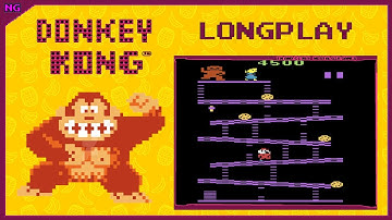 Donkey Kong LONGPLAY (1981) [Atari 2600]