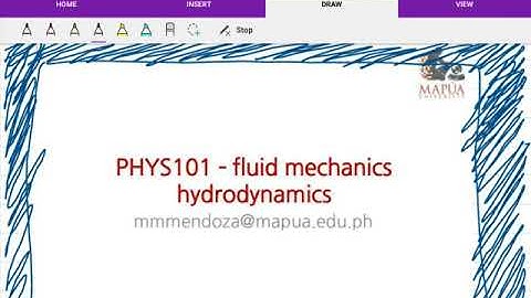 Phys101 - Fluid Mechanics (Ideal Fluid Flow and Continuity Equation)