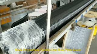 Black Polyurethane Flexible Duct Hose From Ecoosi Industrial Co., Ltd.