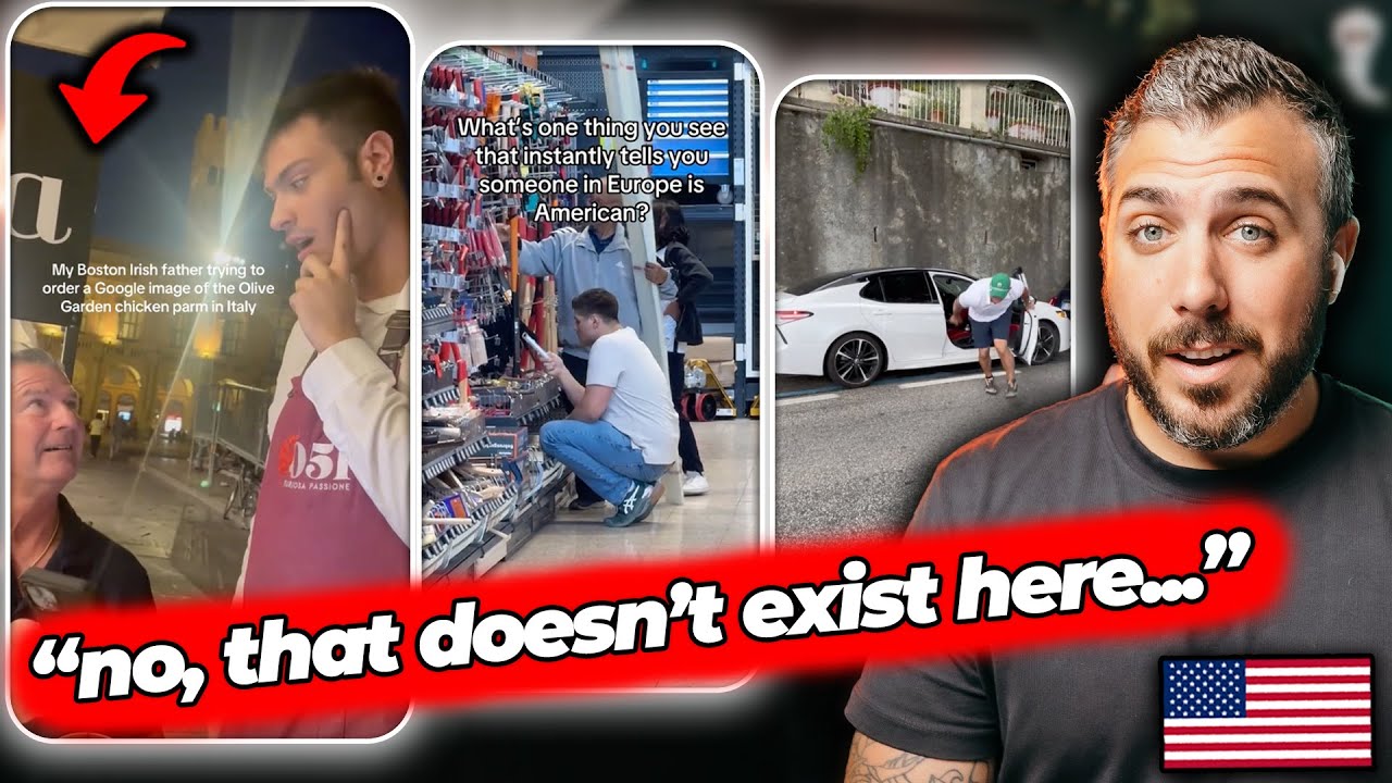 Americans Confused in Europe Part 6... Parking, Roundabouts & Olive Garden?