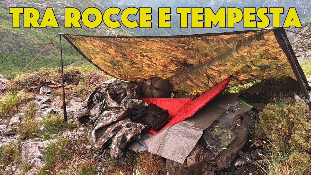 Bivacco d'emergenza sulle Alpi Apuane: una notte tra rocce e tempesta 🌩️