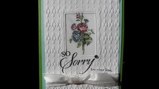 Double Embossing Folder Technique