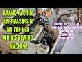 How to fix a thick sew with a piping sewing machinetagalog tuturial