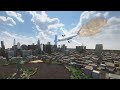 Plane VS City ( самолет против города )