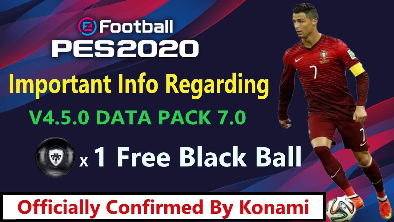UEFA EURO Update V4.5.0 DATA PACK 7.0 | Important Info Regarding The Update | PES 2020