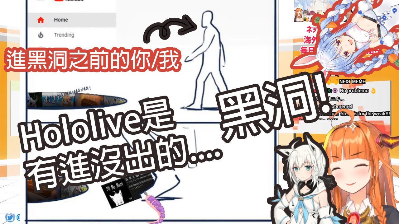 【Hololive中文】可可和吹雪的Meme Review - Hololive是一條只有進沒有出的路...歡迎來到黑洞裡~