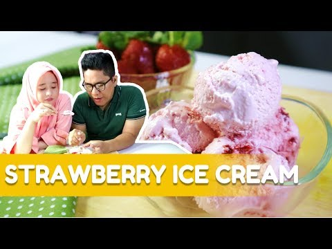 RESEP ES KRIM STRAWBERRY HOMEMADE - Homemade Strawberry Ice Cream