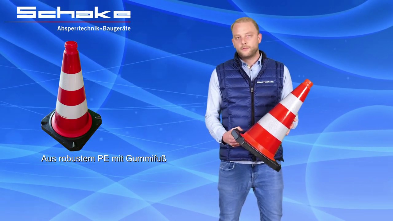 Schake Produktvorstellung - Leitkegel BAST geprüft nach TL