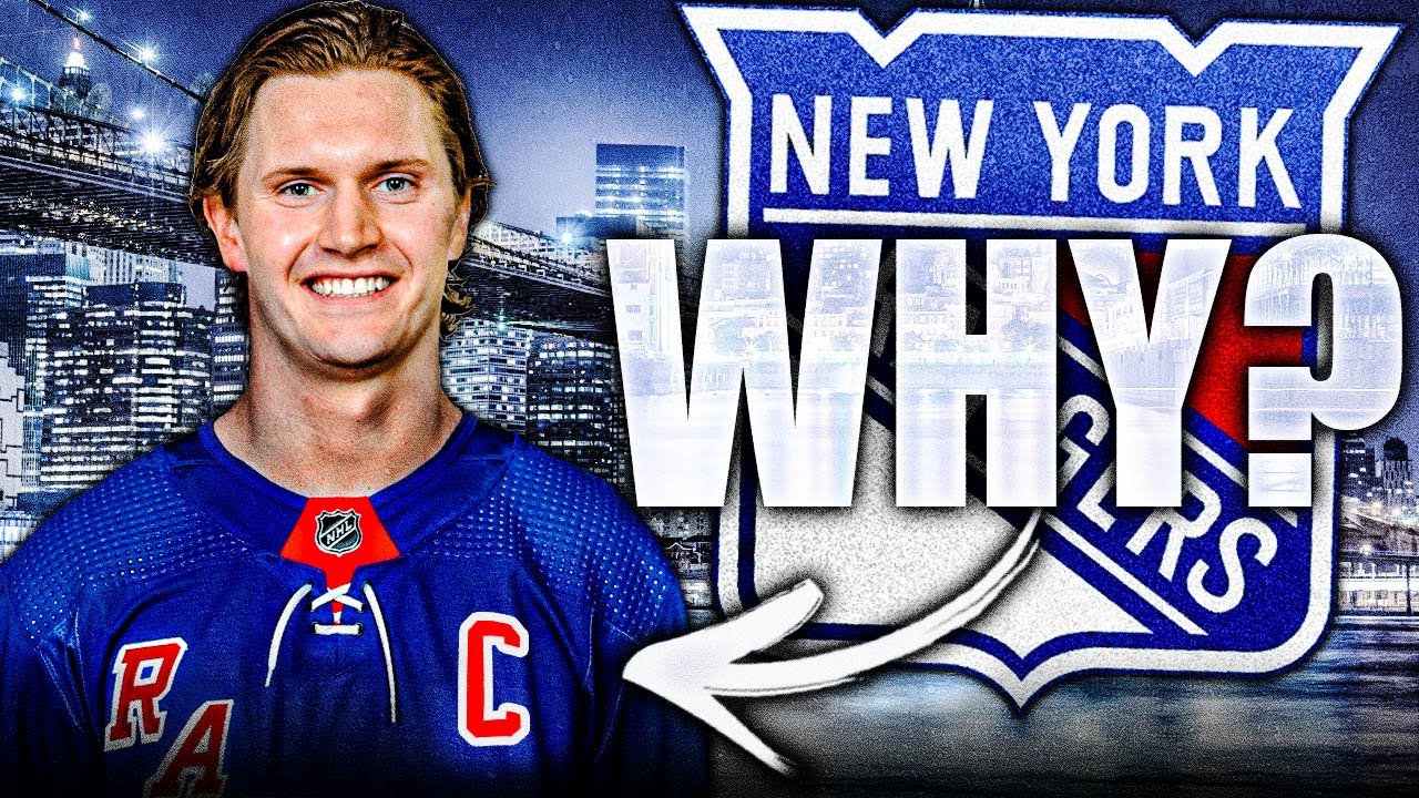 New York Rangers Jacob Trouba The new Captain! During The 2022