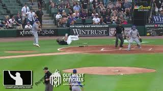 Umpire Accidentally Hits On-Deck Batter Jose Abreu in the Knee - Why and How to Clear a Bat Profile