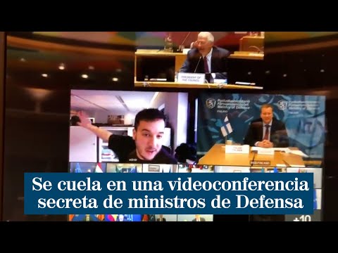 Video: Reportero Holandés Pirateó Videoconferencia De Ministros De Defensa De La UE