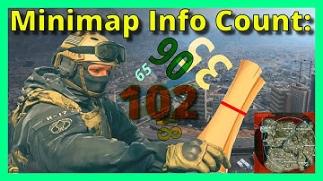 How Much Information Is In Minimap🔍WARZONE3️⃣/Breakdown of minimap theory 📄