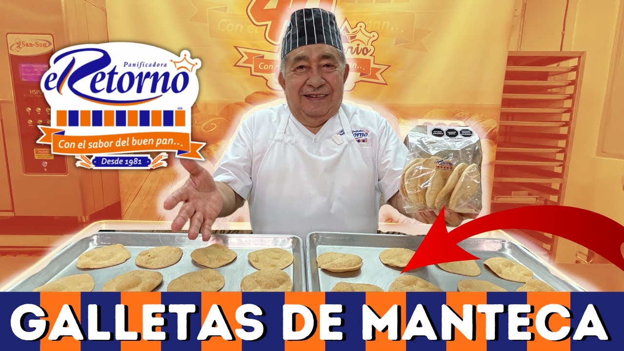 INCREIBLES GALLETAS con SOLO 6 INGREDIENTES | GALLETAS DE MANTECA | PANIFICADORA EL RETORNO