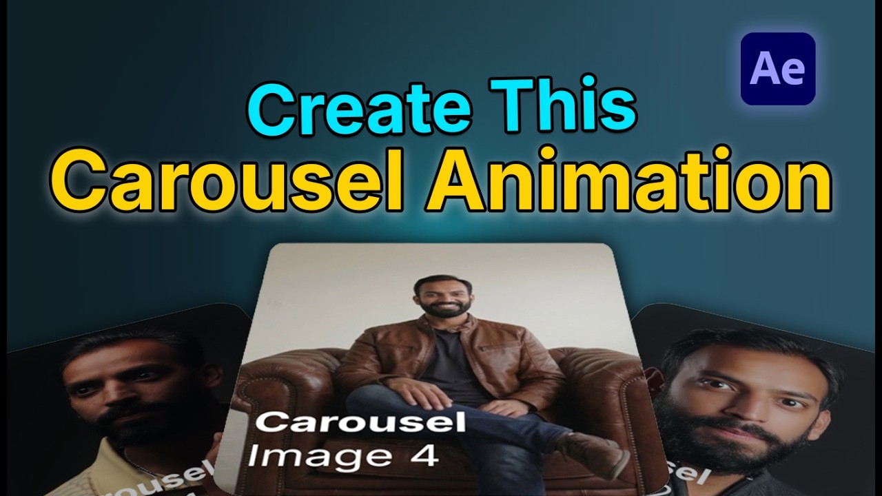 After Effects Carousel Animation Tutorial — Modern UI Motion Design for ...