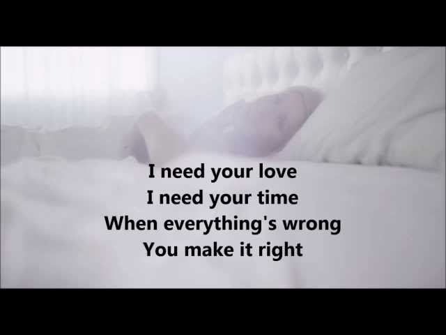 I Need Your Love - Calvin Harris (feat. Ellis Goulding) [Lyrics on screen] class=