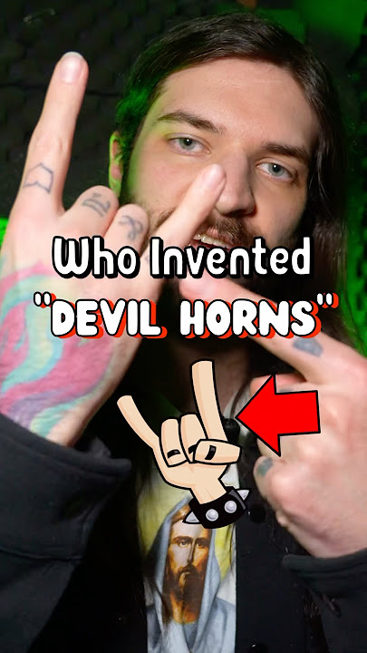 Who Invented The ‘’Devil Horns’’? 🤘
