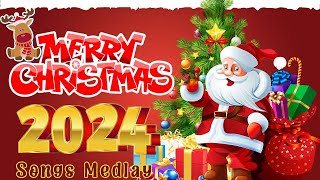 1 Hour Nonstop Christmas Songs Medley 2024 - We Wish You A Merry Christmas,Silent Night,Jingle Bells