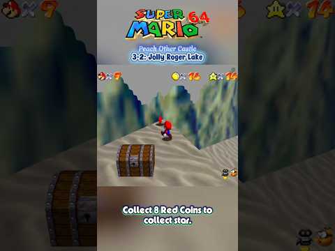 Super Mario Peach Other Castle 64: Jolly Roger Lake #8RedCoins