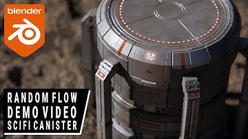 Random Flow Demo/Practice Scifi Canister! #b3d