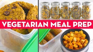 Vegetarian Meal Prep Recipes for Breakfast, Lunch and Dinner! Meal Planning - Mind Over Munch