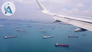 SCOOTING INTO CHANGI | FlyScoot A320 Approach and Landing at Singapore Changi Airport