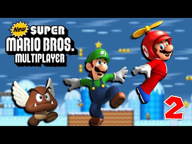 New Super Mario Bros. Online Multiplayer Part 1 - Mario Vs. Luigi Online 