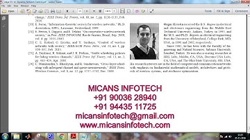 Dynamic network control- IEEE PROJECTS 2018