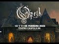 Capture de la vidéo Opeth   Evolution Tour 2023