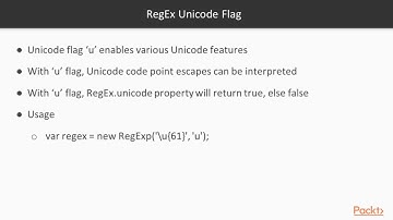 Programming with ECMAScript 2015 : New Features in RegEx | packtpub.com