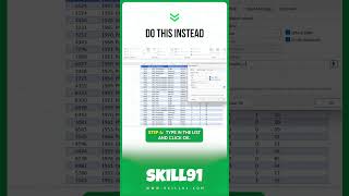 How to Use Data Validation in Excel | Excel for beginner #shorts
