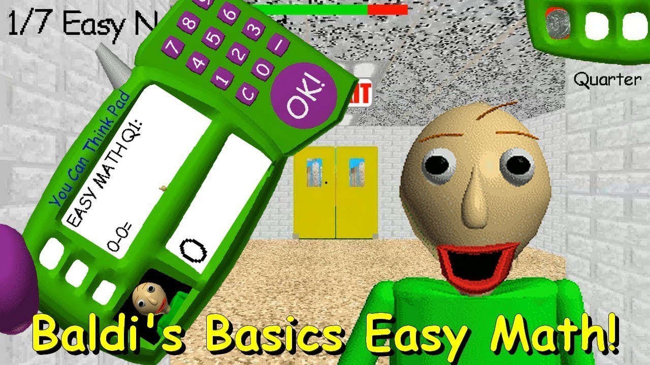 Baldi's Basics Easy Math! - Baldi's Basics 1.4.3 Mod