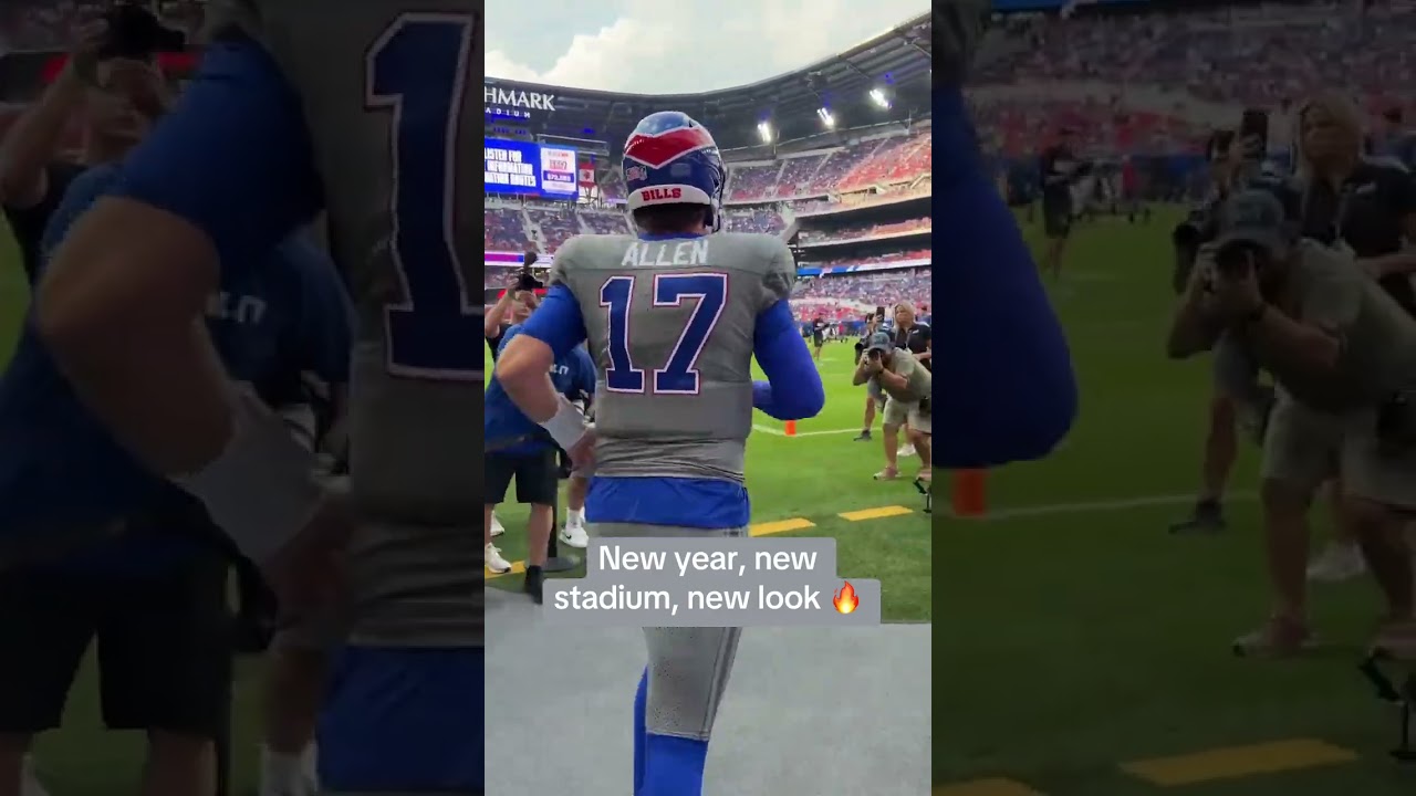 Josh Allen and the Bills rocking the new alternates at Highmark Stadium 😮‍💨 (via buffalobills/TT)
