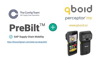 ConfigTeam Prebilt: SAP support for QBOID M2 Mobile Dimensioner