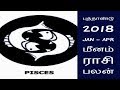 புத்தாண்டு 2018 Jan Apr மீனம் ராசி பலன்- Siththarkal Manthiram- Sithar- ...