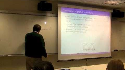 Bill Goldman: Geometry, Lecture 3