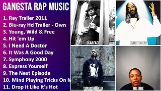 GANGSTA RAP Music Mix - Scarface, Snoop Dogg, Tupac Shakur, Dr. Dre - Ray Trailer 2011, Blu-ray ...