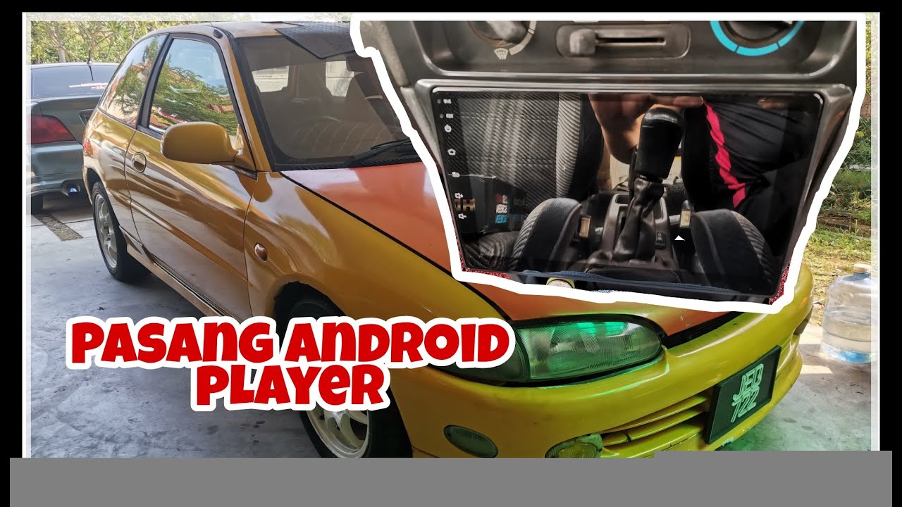 Pasang Android player di Satria Kuning - YouTube