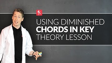 Using Diminished Chords Within a Key (Part 1) - Guitar Theory Lesson