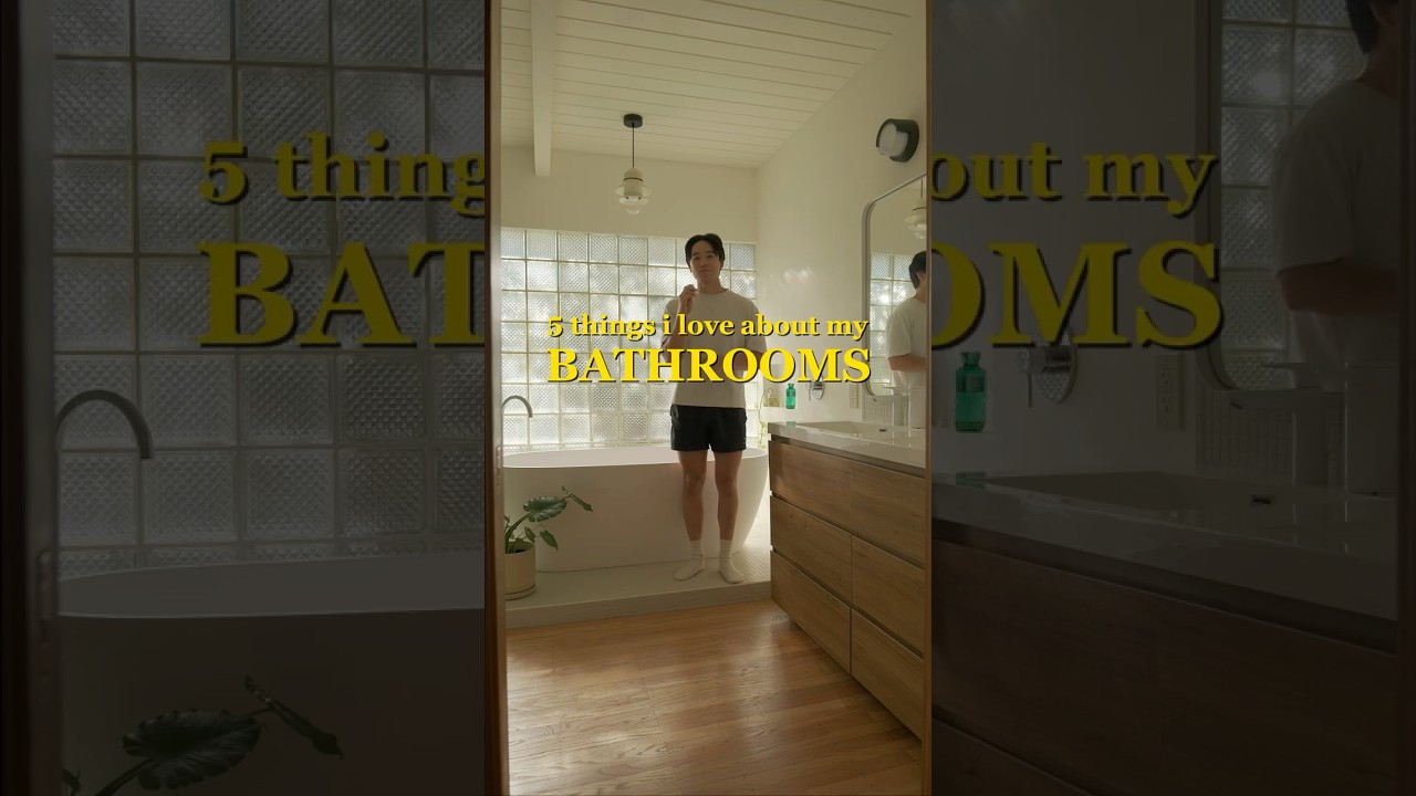 Unique features in my renovated 1958 bathrooms! 