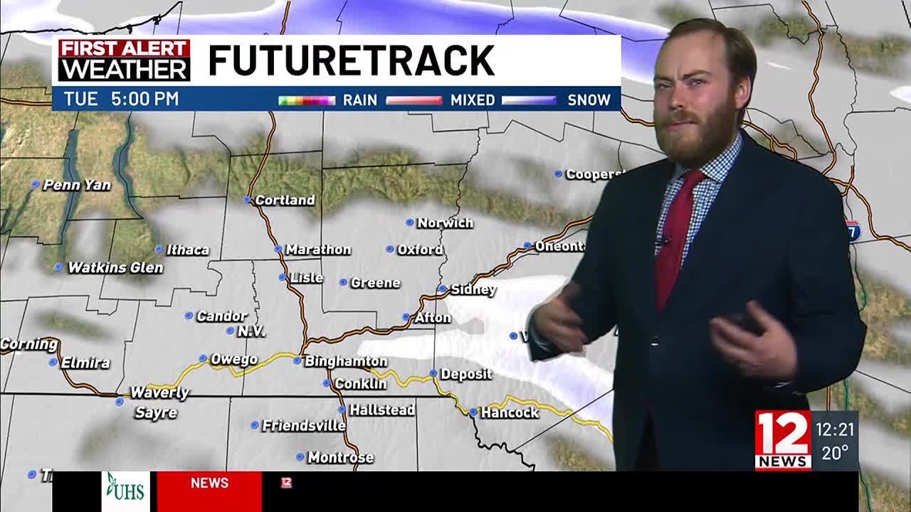 Breezy and cold conditions return - YouTube