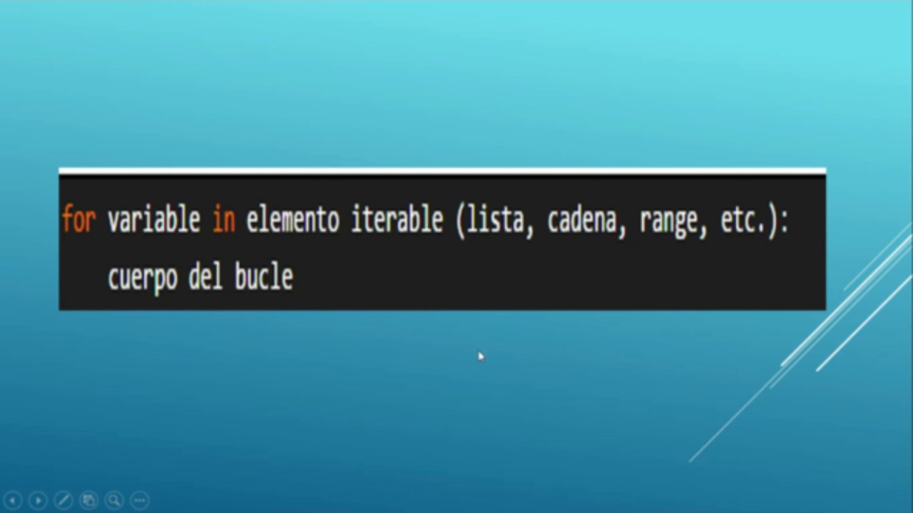 Ciclo for en el lenguaje Python | Aprende con Yori - YouTube