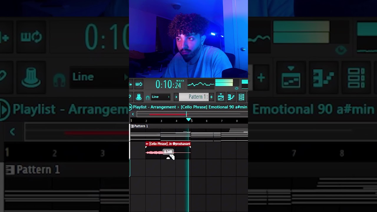 This R&B Sample Came Out CRAZY 🌙 #flstudio #musicproducer #musicproduction