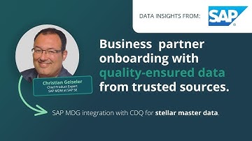 Automate your business partner onboarding. Insights from SAP.