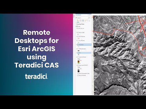 Remote Desktops for Esri ArcGIS using Teradici CAS