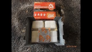 Esbit Pocket Stove Fuel tablet options