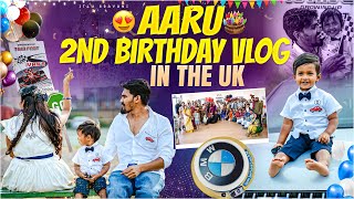 Aaru's 2nd Birthday in the UK with friends like family  || Itlu Sravani || Ivan Arya Birthday vlog
