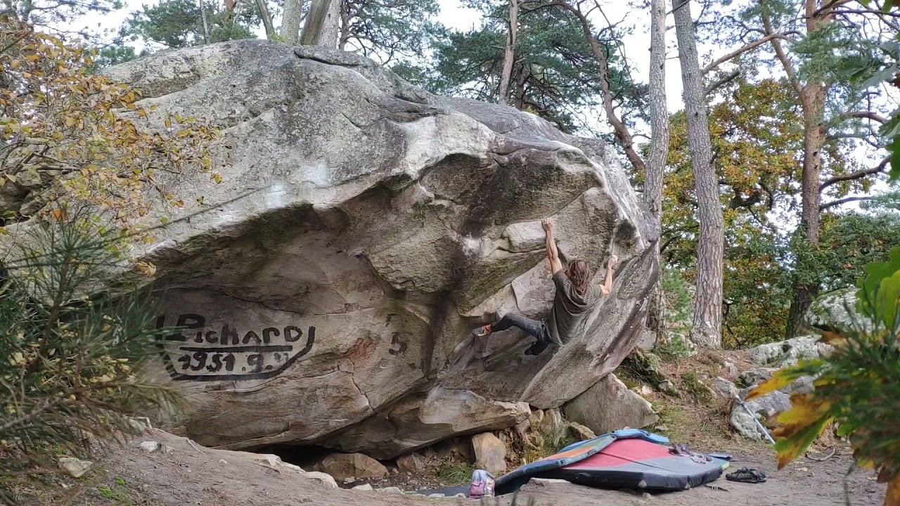 Gaïa, 7c+. Fontainebleau
